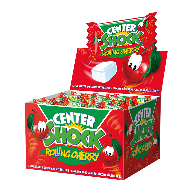 Жев.резинка  Ван Мелле Центр Шок rolling cherry 4гр