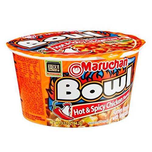 Лапша Maruchan Bowl со вкусом курицы (Hot Spicy Chicken) 94,2гр