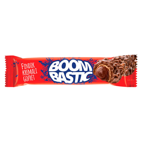 Батончик Boombastic В мол. шок. с ореховым кремом и хрустящим рисом    35гр