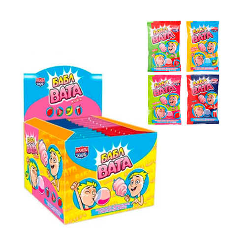 Сладкая вата КандиКлаб "Бабл Вата" Ассорти   5гр