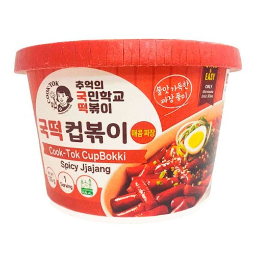 Рисовые палочки COOK-TOK  Spicy Jjajang  стакан 135гр