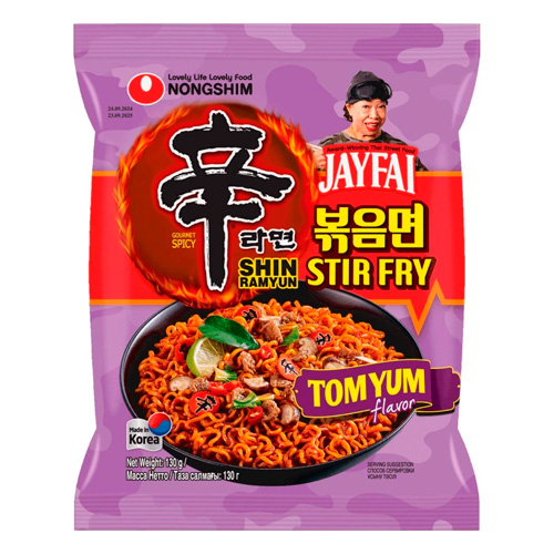 Лапша Nongshim Shin Raymun Stir Fry Tom Yum Flavor   130гр