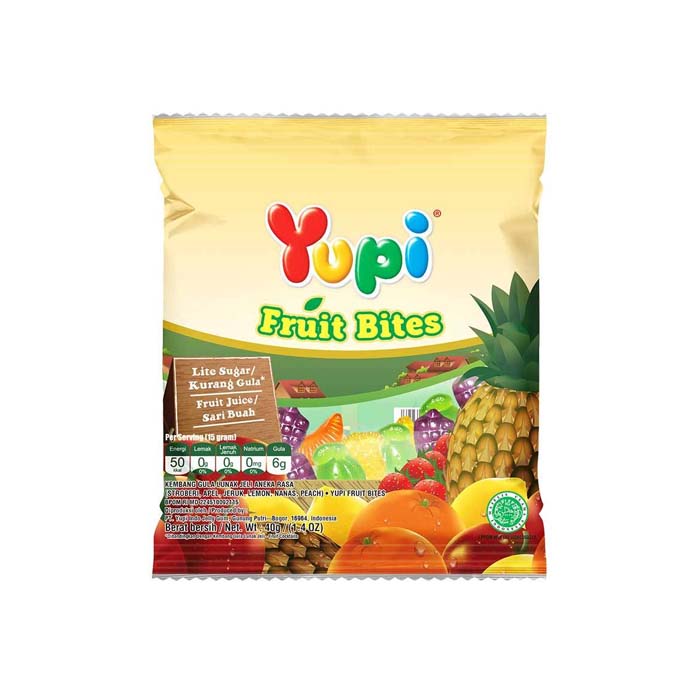 Жев.конфеты Yupi Fruit Bites 40г