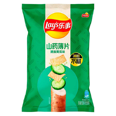 Чипсы Lay's Yam со вкусом огурца    80гр