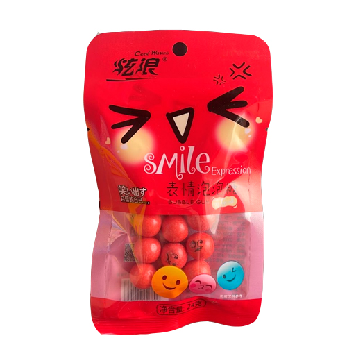 Жевательная резинка Smile Expression красная 24гр.