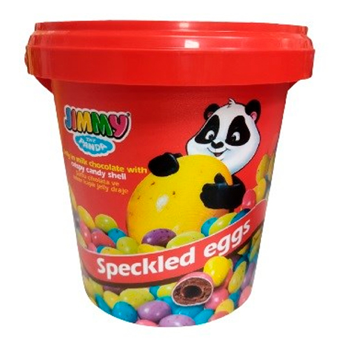 Jimmy Speakled Eggs разноцветные шарики с желе и покрытые молочным шоколадом 400гр