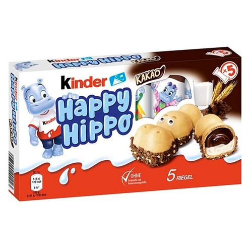 Печенье Kinder Happy Hippo Kakao шоколадно-молочное   103,5гр