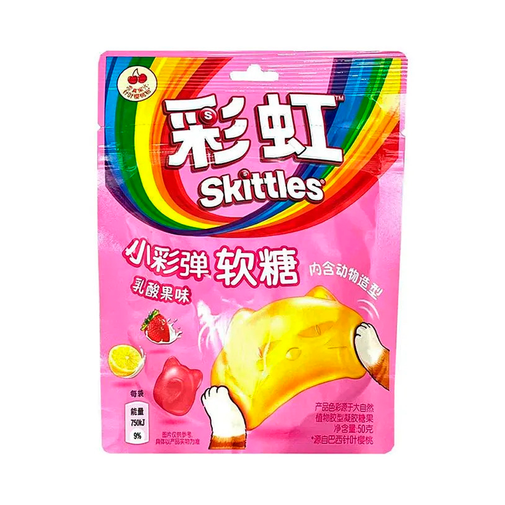 Жев.мармелад Skittles Yoghurt Mix   50гр