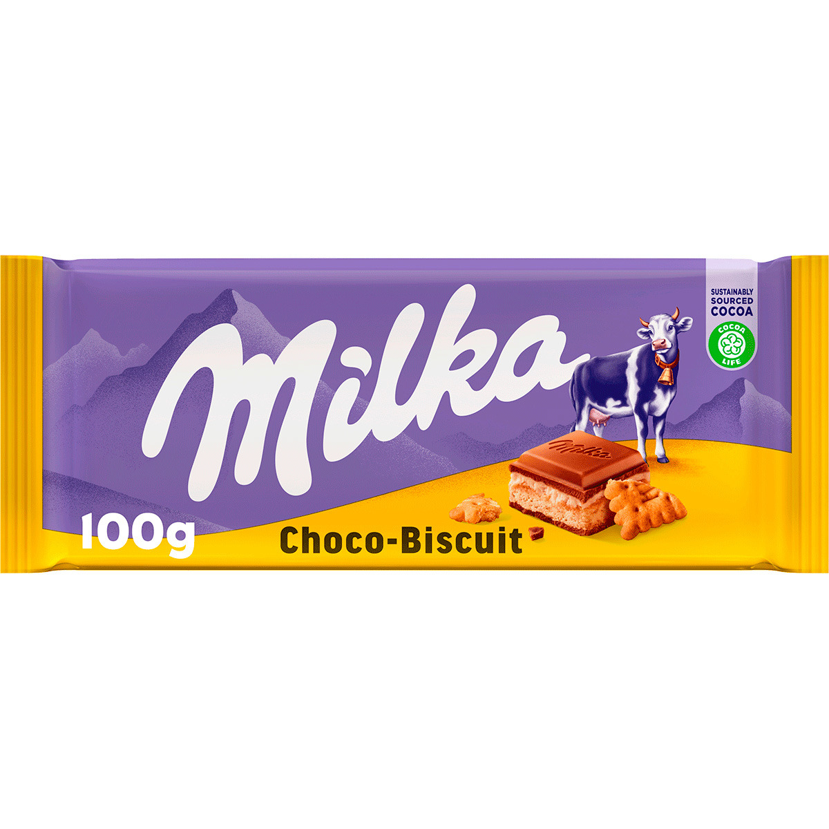 Шоколад Milka Choco - Biscuit   100гр