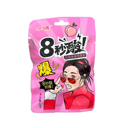 Конфеты 8 sour персик 24гр.