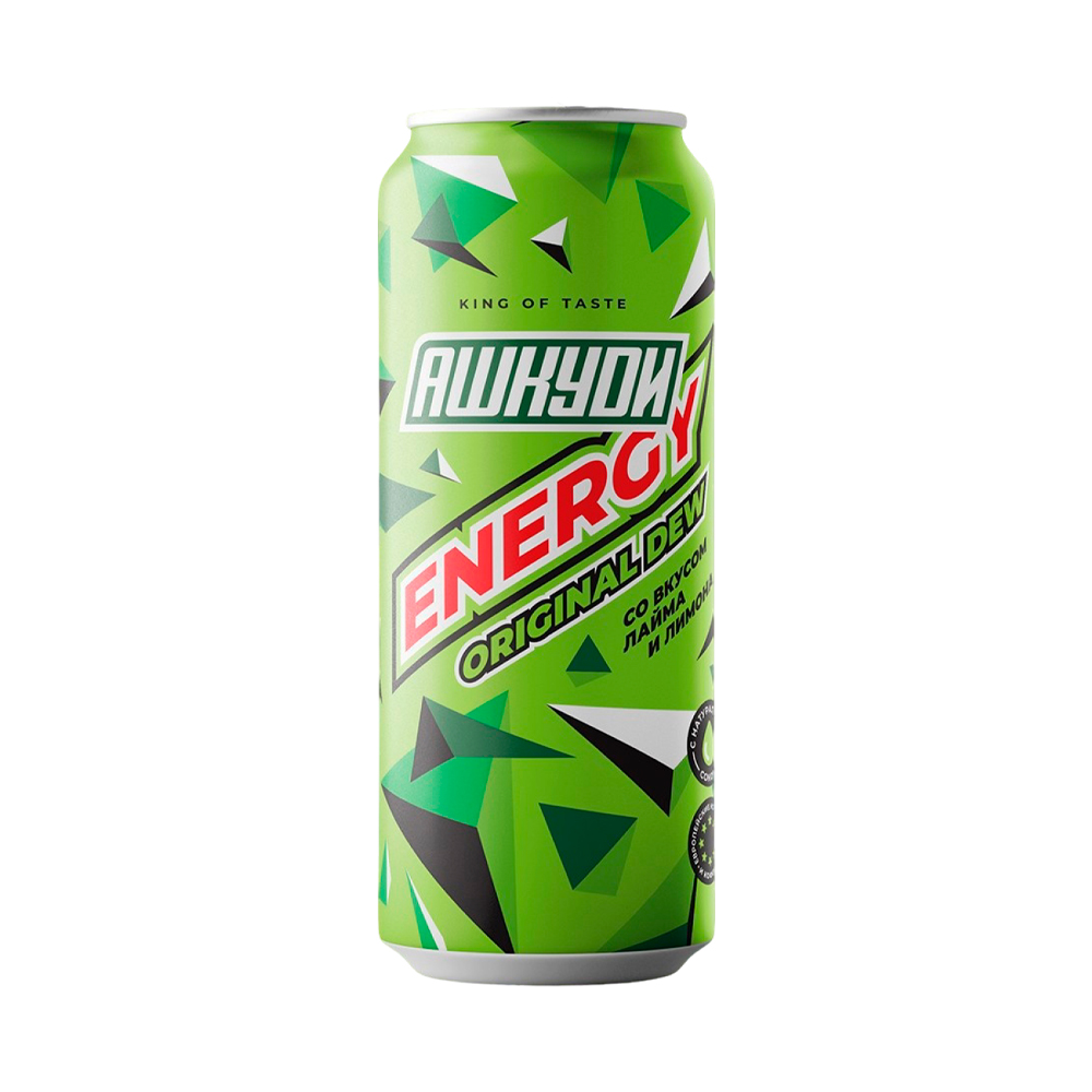 Энергетический напиток HQD Energy Original Dew Lime-Lemon   450мл