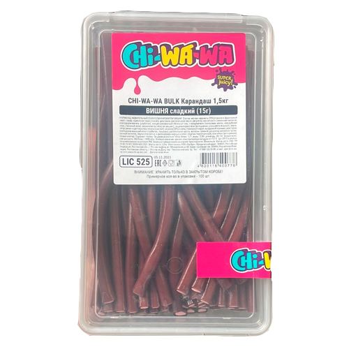 Мармелад Chi-Wa-Wa Bulk Cherry Sweet Pencil 1500гр