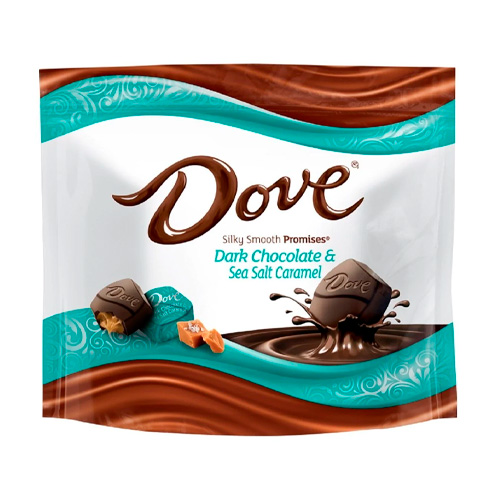 Шоколад Dove Promises Dark Chocolate & Sea Salt Caramel, 215,7гр
