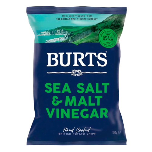 Чипсы Burts Salt & Malt Vinegar   150гр