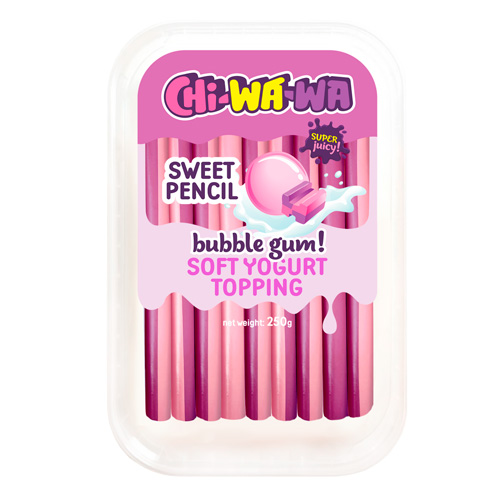 Жев.мармелад Chi-Wa-Wa Minibox Bubble Gum Sweet Pencil  250гр