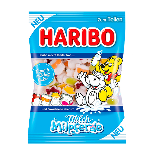 Жев.мармелад Haribo молочные бегемотики 175гр