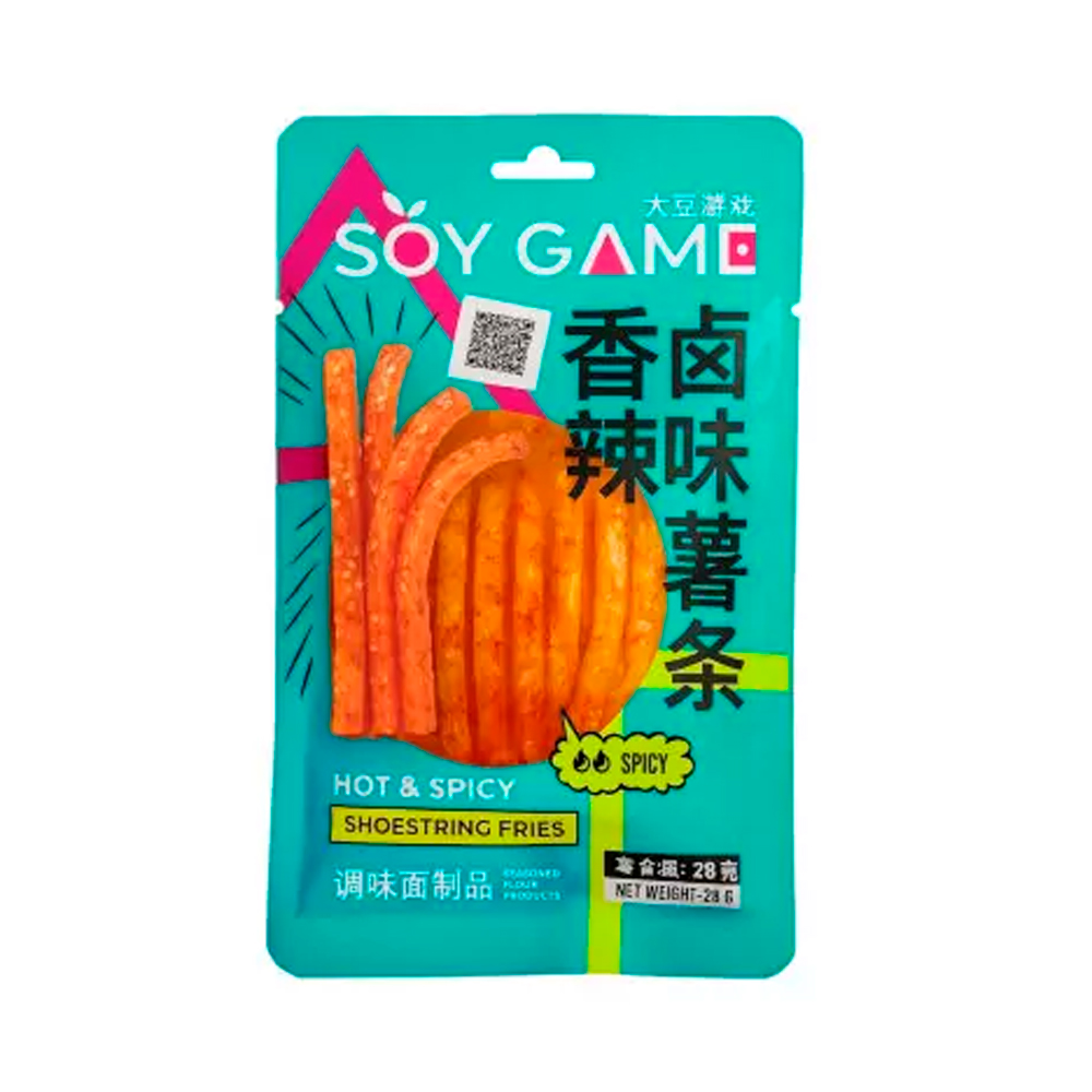 Снек Soy Game Fry Spicy hot sticks   28гр