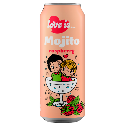 Газ.напиток Love is Мохито со вкусом малины 450мл