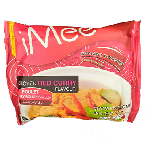 Лапша быстрого приготовления iMEE с красной пастой со вкусом курицы 70гр