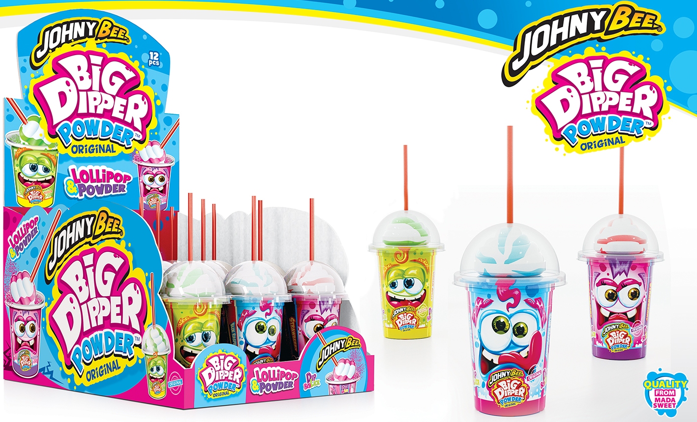 Леденец + кислый порошок JOHNY BEE® Big Dipper Powder NEW 50гр