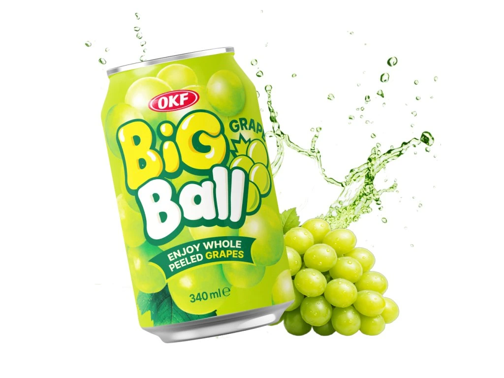 Напиток безалкогольный OKF Big Ball Grape   340мл