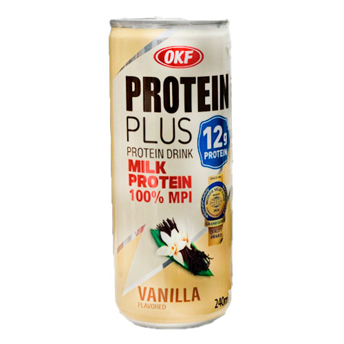 Напиток OKF Protein Plus Vanilla м  240мл