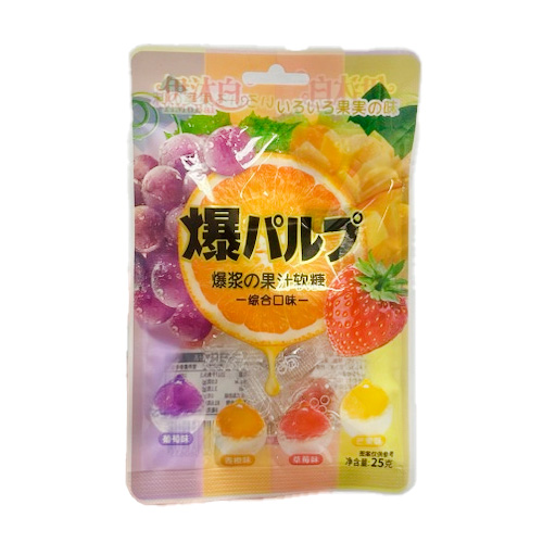 Жев.конфеты YiMuBai с фруктовым соком   25гр