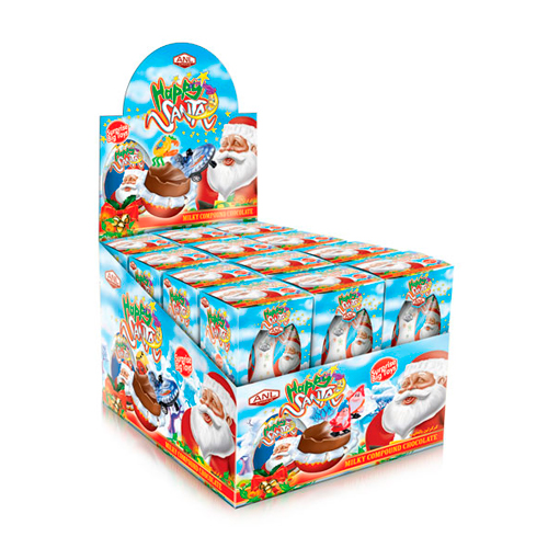 Шок. яйцо с игрушкой Happy Santa 60гр