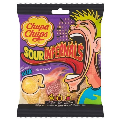 Жев. мармелад Chupa Chups Zelki Infernals 90гр