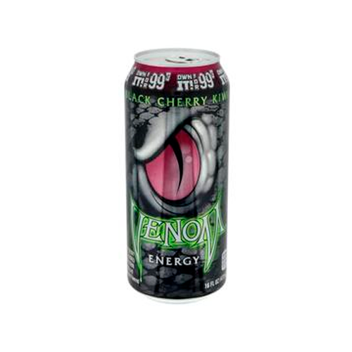 Газ. Напиток б/а тонизирующий VENOM Black Cherry Kiwi 0,473 литра