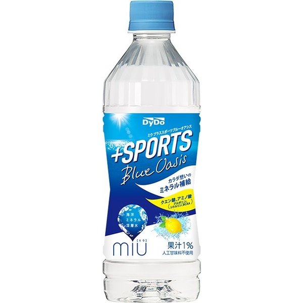 Дайдо Миу+Спорт Блу Оазис (DYDO MIU + SPORTS BLUE OASIS) б/а негаз. напиток, 500мл. пласт.бутл.