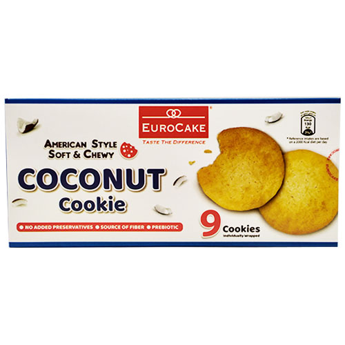 Печенье Euro Cake с кокосовой стружкой 252гр