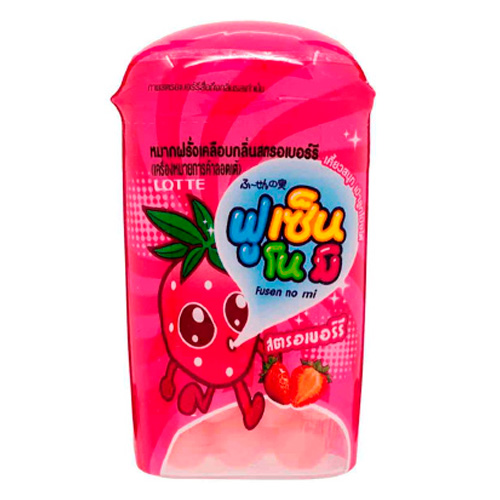 Жев.резинка Lotte Fusen No Mi Strawberry   15гр