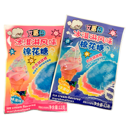 Маршмеллоу Aixiangtian Ice Cream Сахарная вата фруктовая 12гр