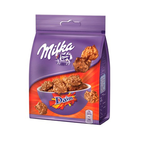 Печенье Milka Daim Snax   145гр