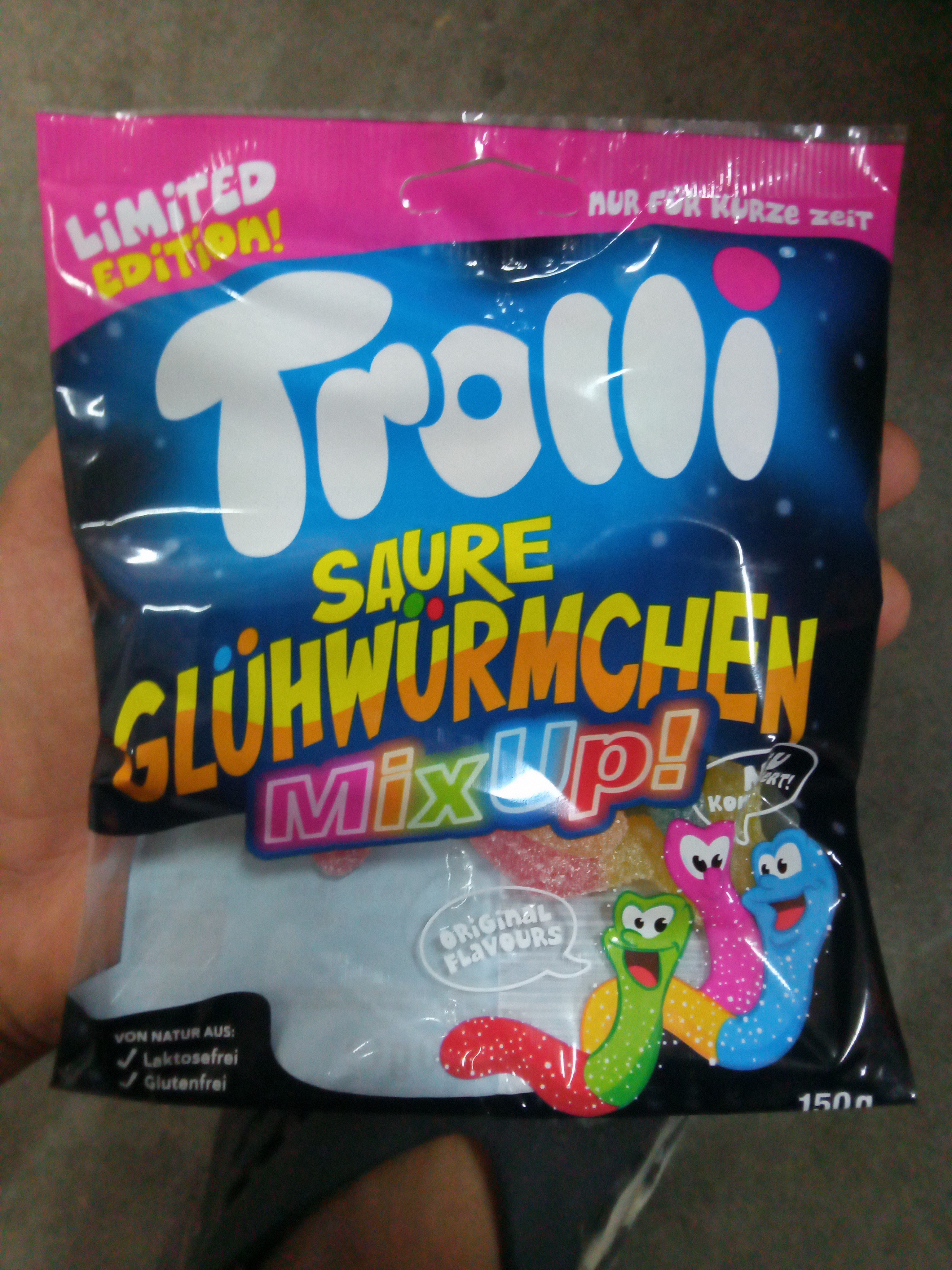 Жев.мармелад Trolli Limited Saure Glühwürmchen MixUp   150гр