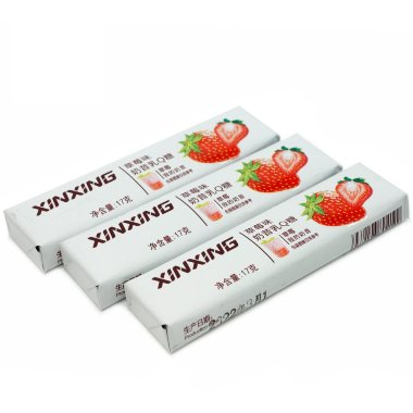 Конфеты жевательные Xinxing Клубника 17гр