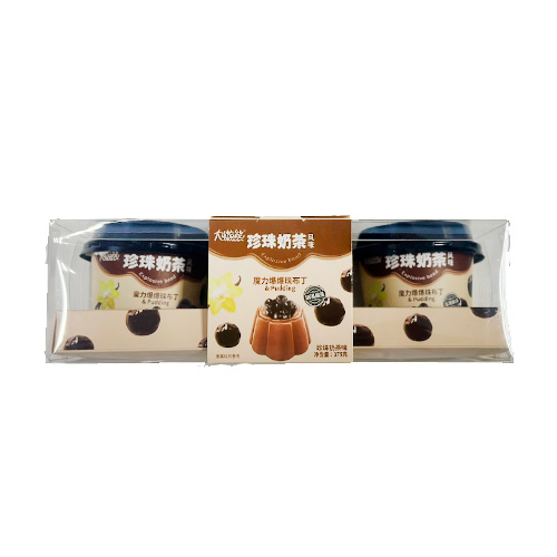 Молочное желе Big Lazy Bear Жемчужный молочный чай с пузырьками   375гр