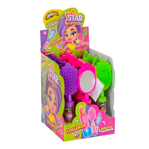 Леденец Johny Bee My Star Lipstick (помада, зеркало, расчёска)  5гр