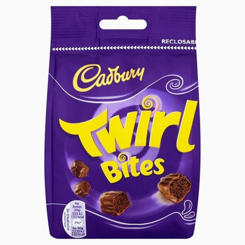 Жев.конфеты Cadbury Twirl Bites 109гр