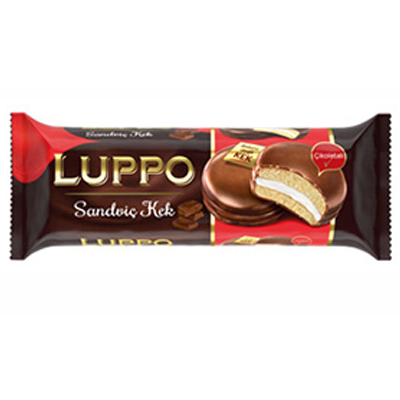 LUPPO CHOCO кекс с маршмеллоу покрытый молочным шоколадом 184гр