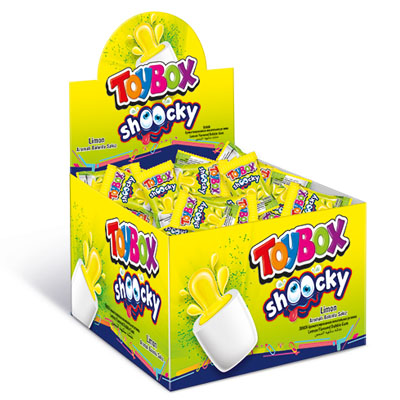 Жев. резинка TOYBOX "Шоки" Лимон 4гр. Турция