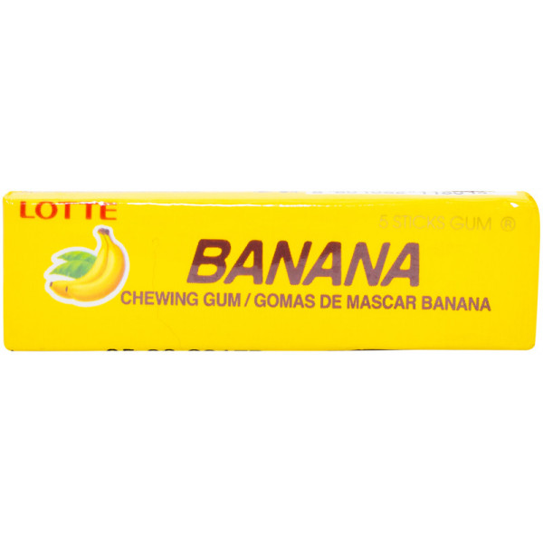 Жевательная резинка Lotte Gum Банан 12,5гр