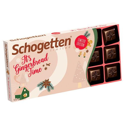 Шоколад Schogetten It's Time Gingerbread 100гр