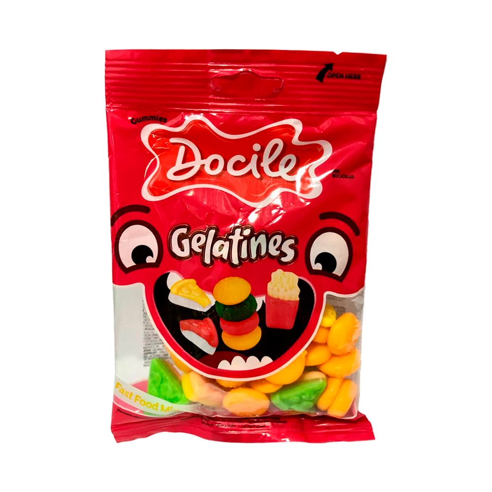 Жев.мармелад DOCILE Fast food mix   80гр