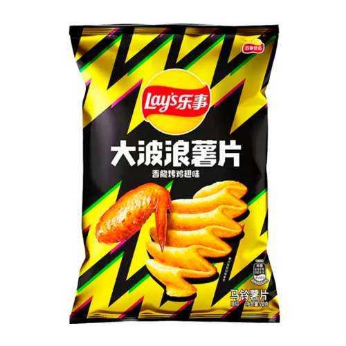 Чипсы Lay's Big Wave Roasted Chicken Wings   40гр