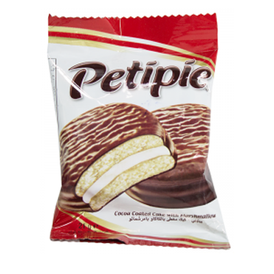 Печенье Petipie в шок.глазури с начинкой 21гр.