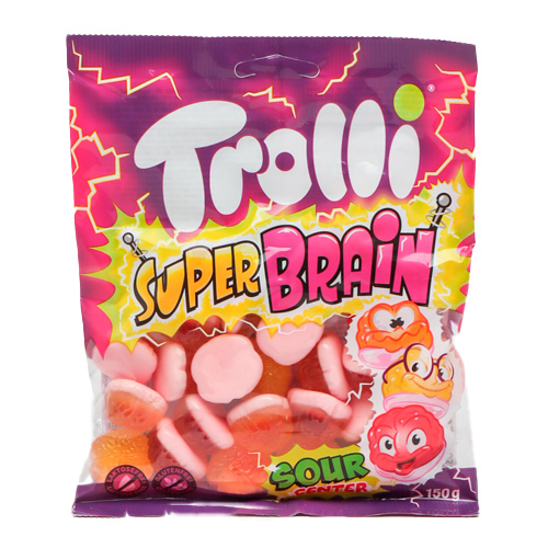 Жев.мармелад Trolli Halloween Super Brain   150гр