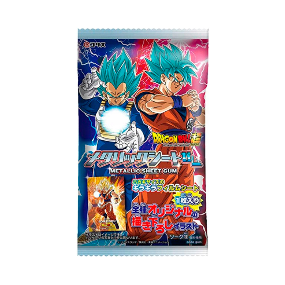 Жев.резинка Coris Dragon Ball Metal Sheet с наклейками   3,5гр