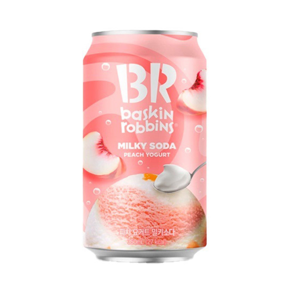 Газ.напиток Baskin Robbins Milky Soda Peach Yogurt   350мл
